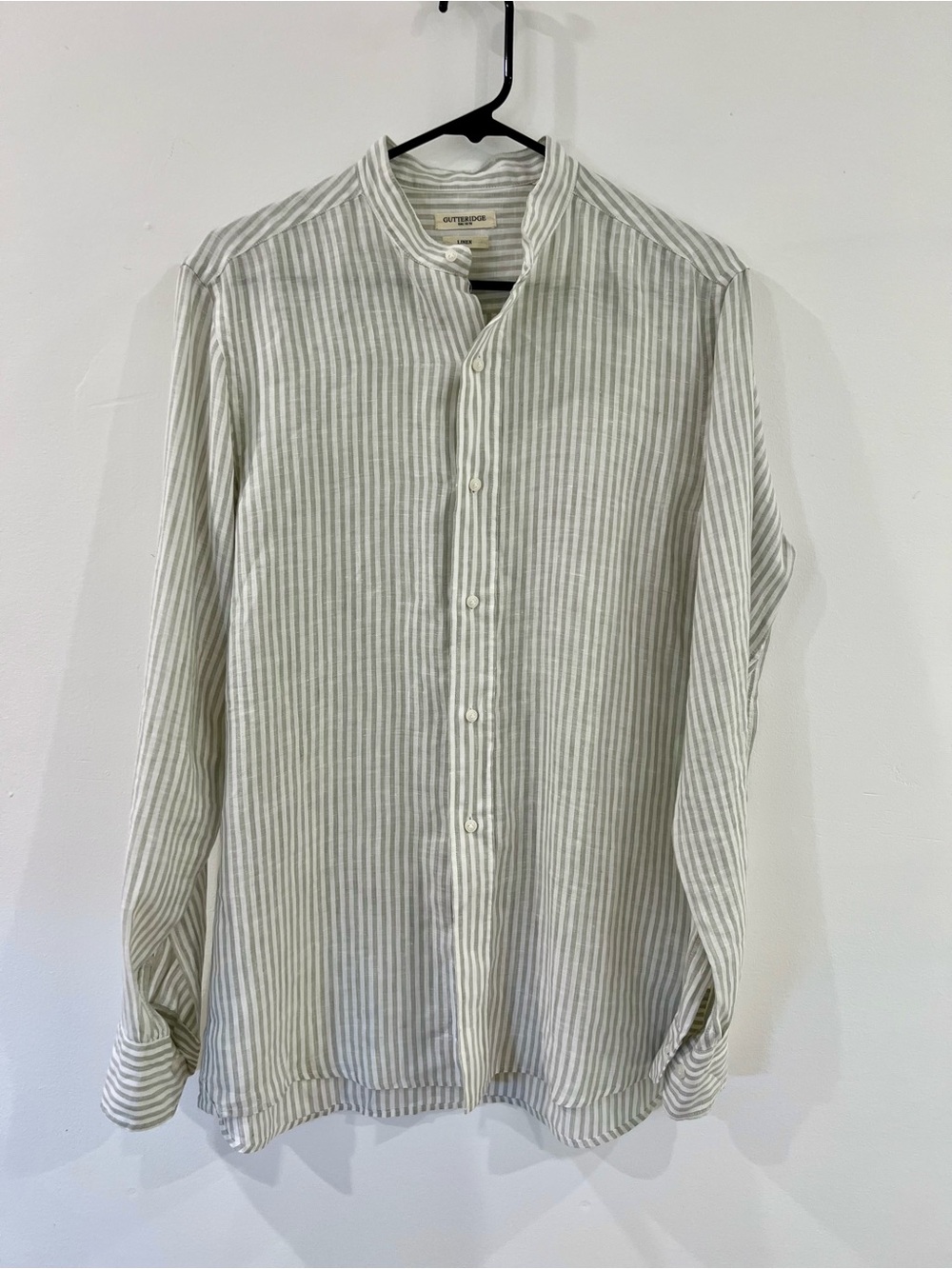 Gutteridge Dal 1878 Linen Shirt 🌿 Men's 15.5/39